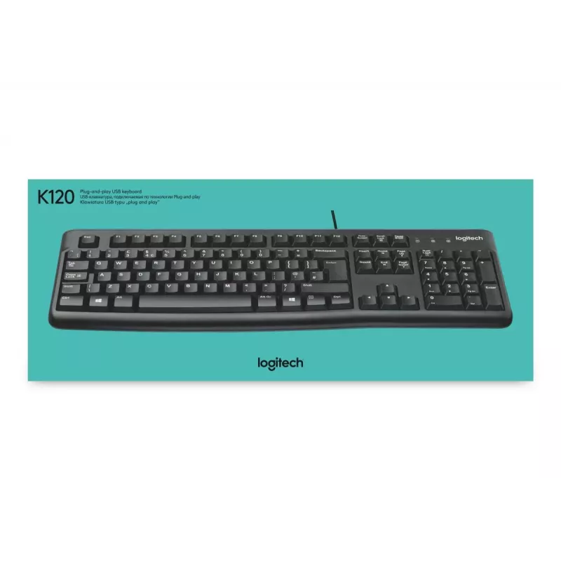 LOGITECH K120 klaviatūra - AZERTY Belgijos