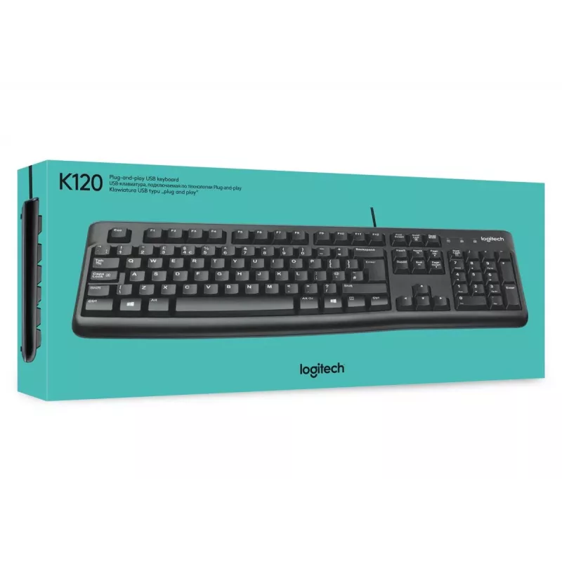 LOGITECH K120 klaviatūra - AZERTY Belgijos