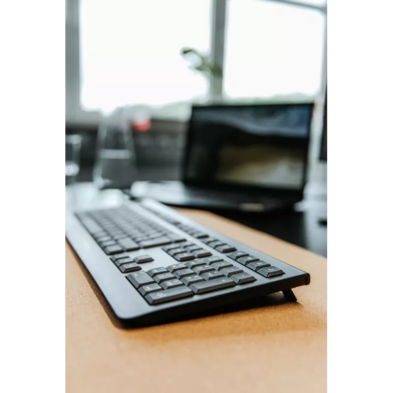 CHERRY KW 3000 belaidė klaviatūra, RF Wireless, QWERTY ispaniškas išdėstymas, juoda