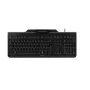 CHERRY SECURE BOARD 1.0 klaviatūra, biuro, USB, QWERTZ, juoda