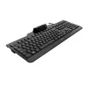 CHERRY SECURE BOARD 1.0 klaviatūra, biuro, USB, QWERTZ, juoda