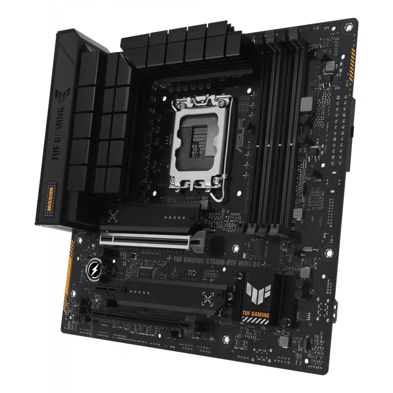 ASUS TUF GAMING B760M-BTF WIFI D4 Intel B760 LGA 1700 micro ATX pagrindinė plokštė