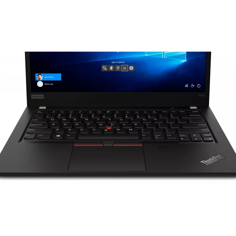 Nešiojama darbo stotis T1A Lenovo ThinkPad P14s Gen 1 – Intel Core i5-10310U, 14 colių FHD, 16 GB DDR4, 256 GB SSD, Wi‑Fi 6, Windows 11 Pro (Juoda)