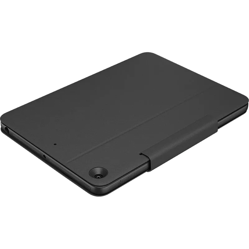LOGITECH Rugged Folio Graphite Qwertz Deutsch – tvirtas dėklas su klaviatūra iPad 7/8 kartai