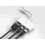 D-Link 3-in-1 USB-C į HDMI/VGA/DisplayPort adapteris, laidinis, USB 3.2 Gen 1 (3.1 Gen 1) Type-C, baltas, CE, FCC, IC, RCM, DC, 0,04 A