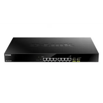 D-Link 10 prievadų Multi-Gigabit PoE+ išmanusis valdomas jungiklis, valdomas, L2, 2.5G Ethernet (100/1000/2500), Maitinimas per Ethernet (PoE), Montavimas stelaže, 1U