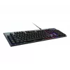 Logitech G915 X USB-A laidinė žemo profilio žaidimų klaviatūra, taktilinė, juoda, QWERTY JAV