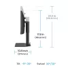 BenQ SW242Q kompiuterio monitorius 61,2 cm (24,1 colio) 2560 x 1600 pikselių WQXGA LED juodas