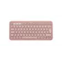 LOGITECH Pebble Keys 2 K380s - Kompaktiška belaidė klaviatūra - Tonal Rose - Qwerty Int