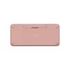 LOGITECH Pebble Keys 2 K380s - Kompaktiška belaidė klaviatūra - Tonal Rose - Qwerty Int