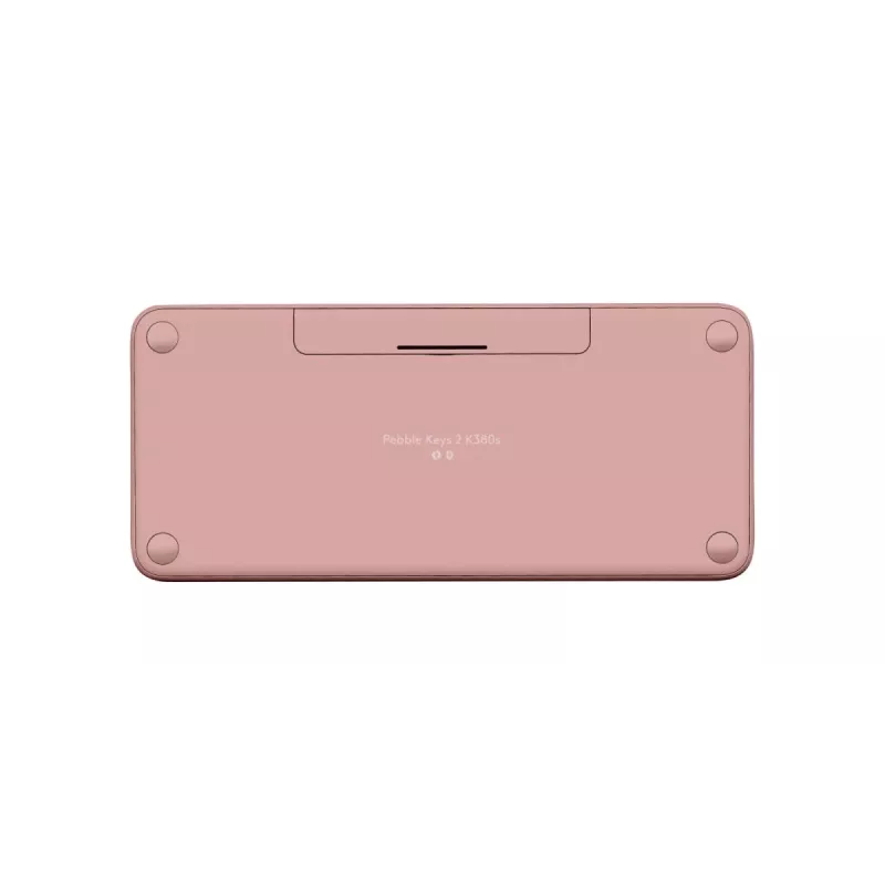 LOGITECH Pebble Keys 2 K380s - Kompaktiška belaidė klaviatūra - Tonal Rose - Qwerty Int