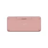 LOGITECH Pebble Keys 2 K380s - Kompaktiška belaidė klaviatūra - Tonal Rose - Qwerty Int