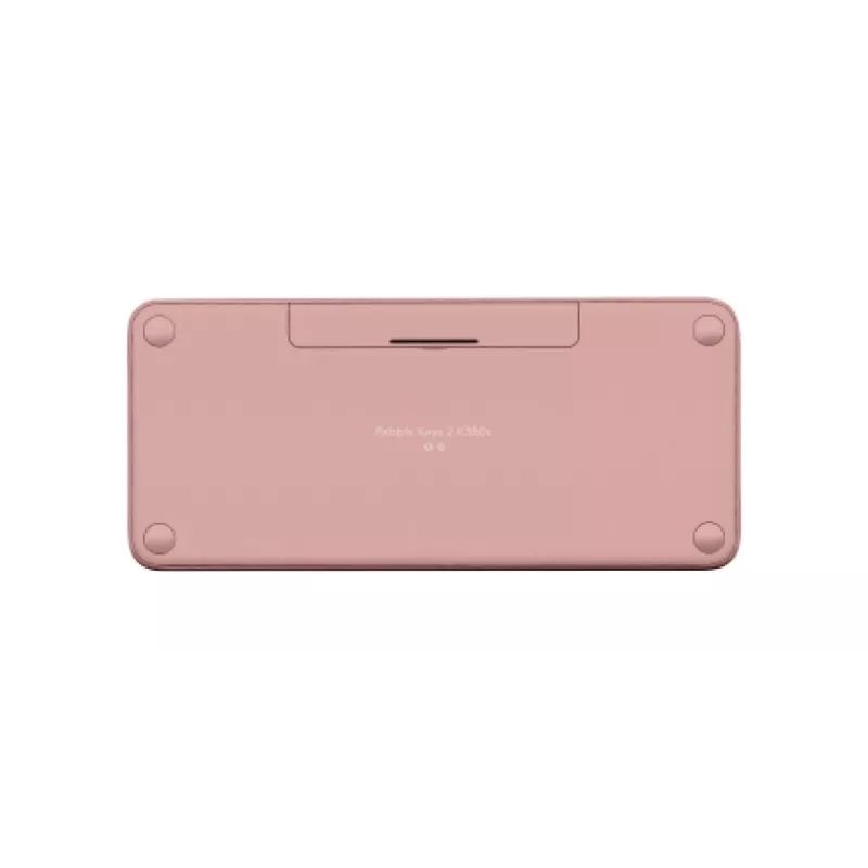 LOGITECH Pebble Keys 2 K380s - Kompaktiška belaidė klaviatūra - Tonal Rose - Qwerty Int