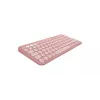 LOGITECH Pebble Keys 2 K380s - Kompaktiška belaidė klaviatūra - Tonal Rose - Qwerty Int