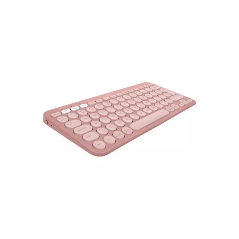 LOGITECH Pebble Keys 2 K380s - Kompaktiška belaidė klaviatūra - Tonal Rose - Qwerty Int