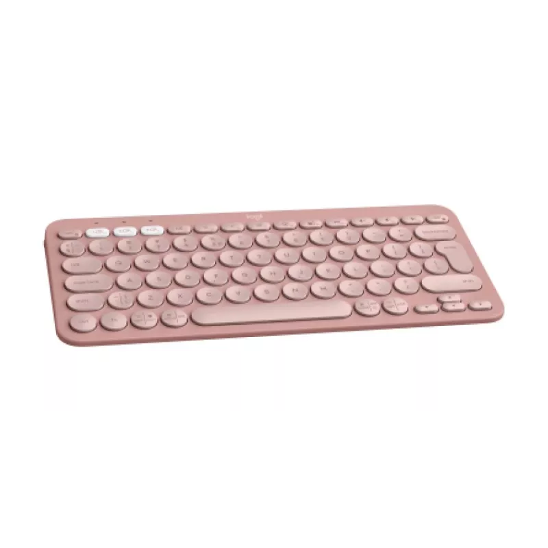LOGITECH Pebble Keys 2 K380s - Kompaktiška belaidė klaviatūra - Tonal Rose - Qwerty Int