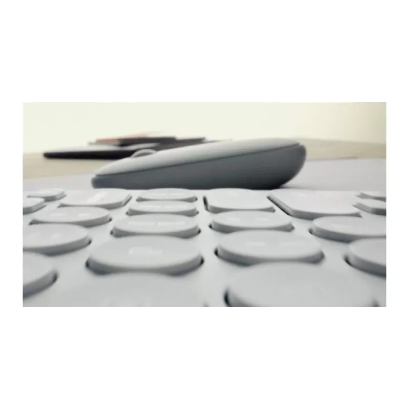 LOGITECH Pebble Keys 2 K380s - Kompaktiška belaidė klaviatūra - Tonal Rose - Qwerty Int