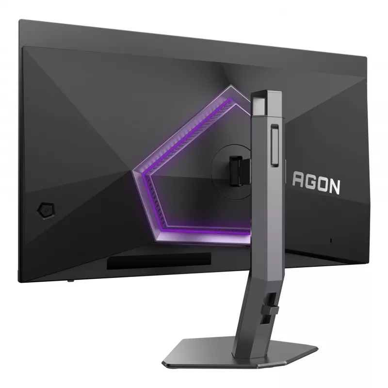AOC AGON PRO AG276QZD2 kompiuterio monitorius 67,3 cm (26,5 colio) 2560 x 1440 pikselių Quad HD QD-OLED Juoda, Pilka