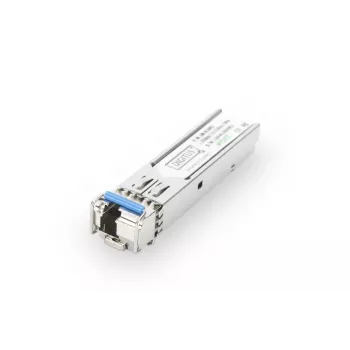 DIGITUS 1.25 Gbps BiDi WDM SFP modulis, iki 20 km su DDM palaikymu, vienmodis, LC Simplex jungtis 1000Base-LX, Tx1310nm/Rx1550nm