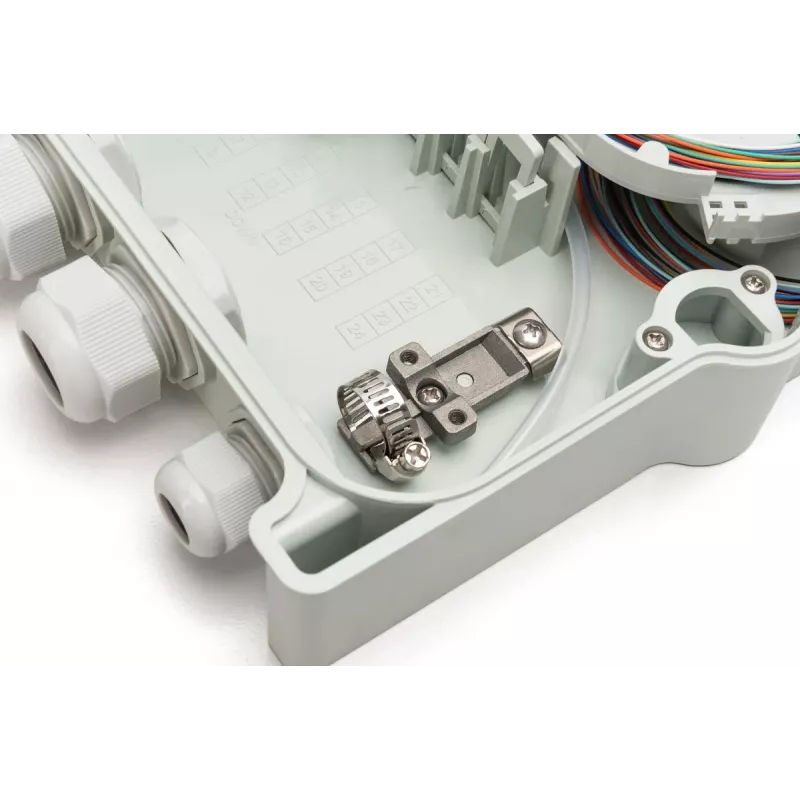Skaidulinio pluošto paskirstymo dėžė Digitus FTTH/FTTB surinkta OS2 12 skaidulų LC/PC