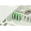 DIGITUS FTTH paskirstymo dėžutė – vienmodė LC-APC su iš ankoto sumontuotais jungikliais ir pigtailais