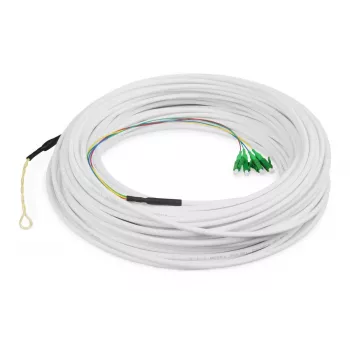 DIGITUS FTTH nuleidžiamasis kabelis - vienmodis 4 šviesolaidžiai LC/APC G.657.A2 50m