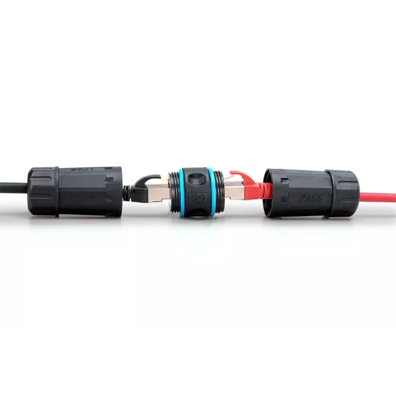 Tinklo laidas Digitus DN-93905-OD RJ45 į RJ45 CAT 6A 1m Juodas