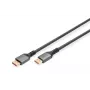 DIGITUS PREMIUM DisplayPort 2.1 jungiamasis laidas - M/M 1m 16K UHD 80G aliuminio korpusas