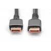 DIGITUS PREMIUM DisplayPort 2.1 jungiamasis laidas - M/M 1m 16K UHD 80G aliuminio korpusas