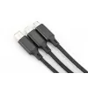 DIGITUS 3-in-1 įkrovimo laidas USB A – Lightning + micro B + Type-C 1m