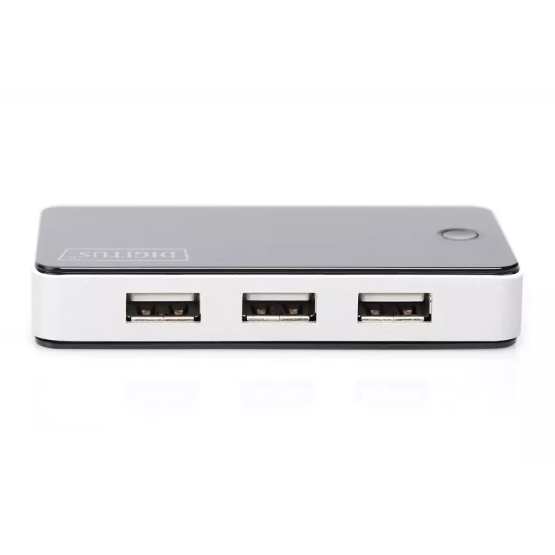 DIGITUS USB 2.0 7 prievadų šakotuvas juodas (da-70222)