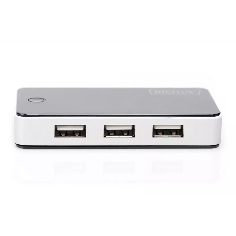 DIGITUS USB 2.0 7 prievadų šakotuvas juodas (da-70222)
