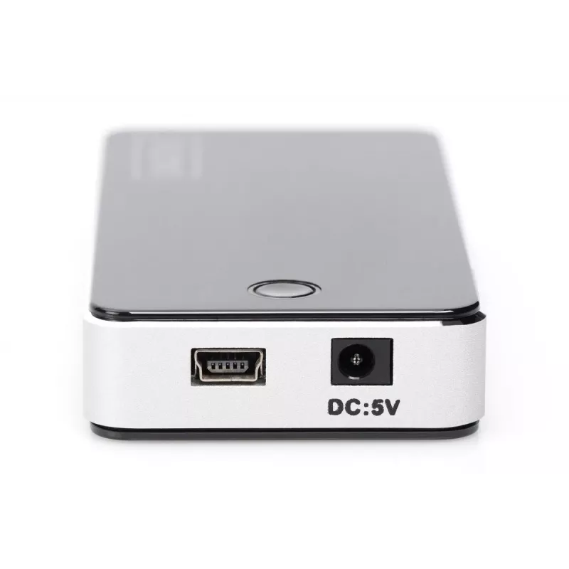DIGITUS USB 2.0 7 prievadų šakotuvas juodas (da-70222)