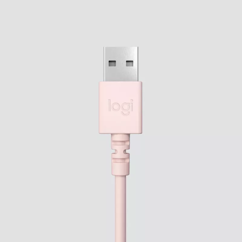 LOGITECH Ausinės H390 USB-A Rožinė
