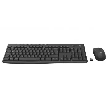 Belaidis klaviatūros ir pelės rinkinys LOGITECH MK370 Combo For Business Graphite QWERTY Vengriškas