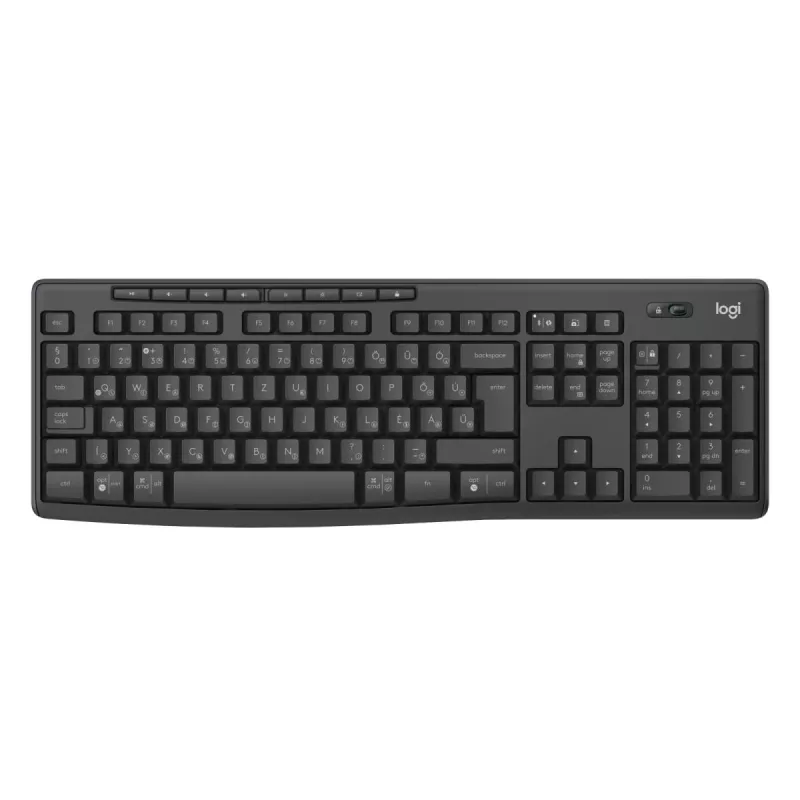 Belaidis klaviatūros ir pelės rinkinys LOGITECH MK370 Combo For Business Graphite QWERTY Vengriškas