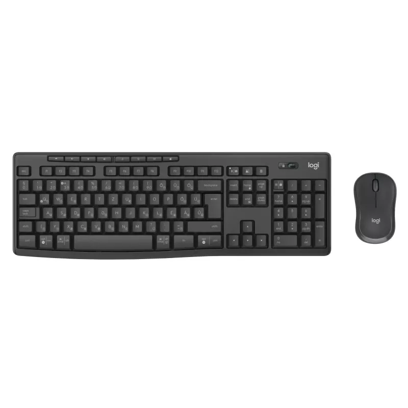 Belaidis klaviatūros ir pelės rinkinys LOGITECH MK370 Combo For Business Graphite QWERTY Vengriškas
