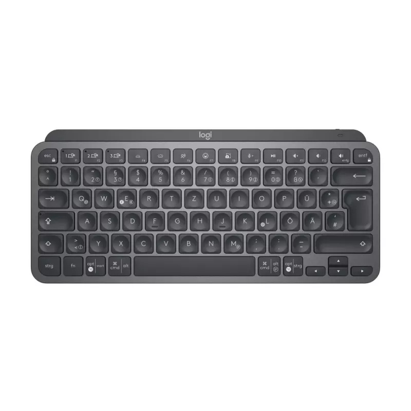 LOGITECH MX Keys Mini For Business – Belaidė klaviatūra – Grafitas – QWERTY vokiška