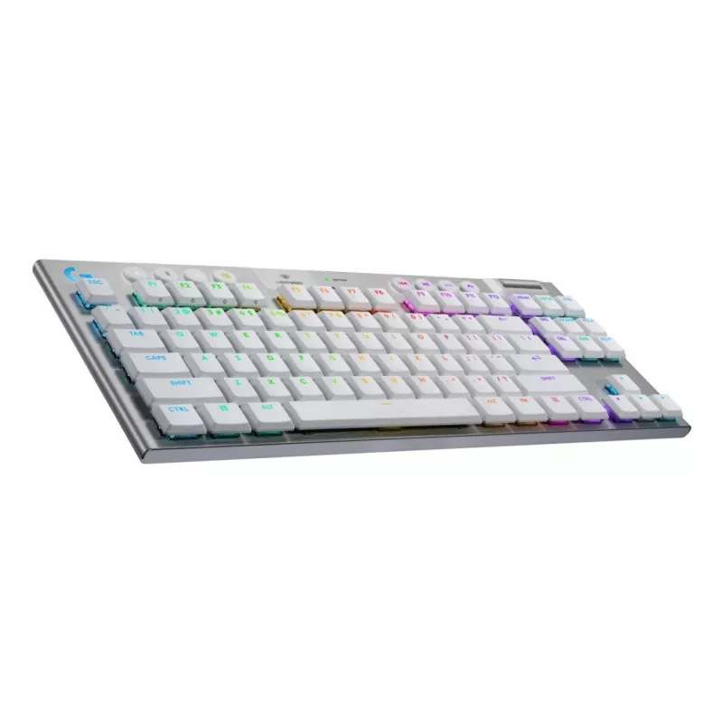 LOGITECH G915 X Lightspeed TKL belaidė žemo profilio žaidimų klaviatūra balta Tactile – Qwertz Deutsch