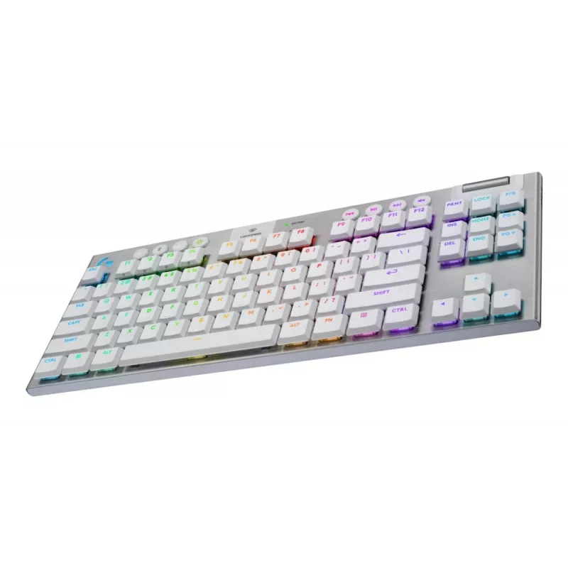 LOGITECH G915 X Lightspeed TKL belaidė žemo profilio žaidimų klaviatūra balta Tactile – Qwertz Deutsch