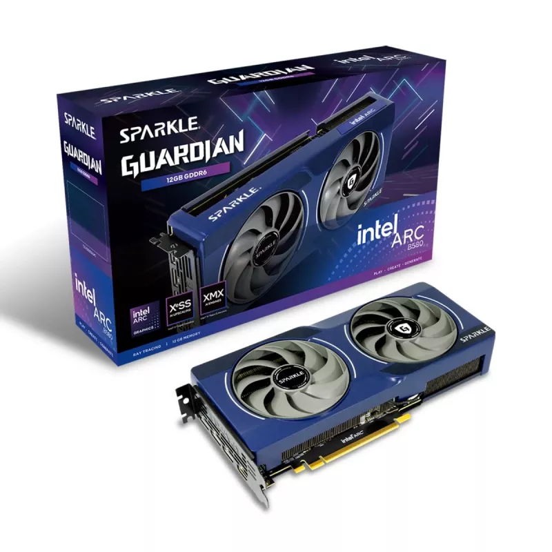 SPARKLE Intel Arc B580 GUARDIAN vaizdo plokštė – 12 GB GDDR6, PCI-Express