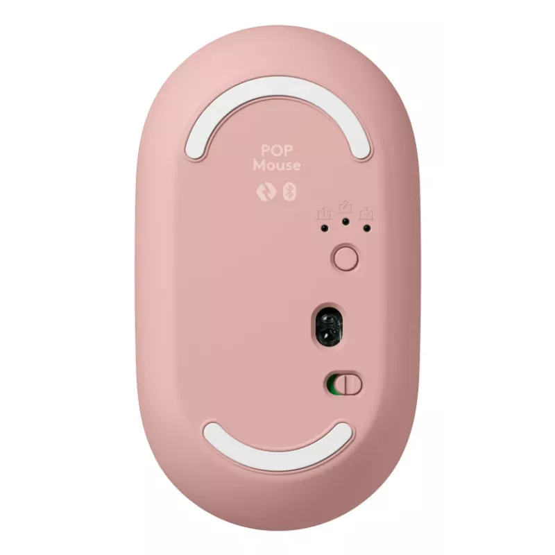 LOGITECH POP Icon Combo - Rožinė ir Balta - belaidis klaviatūros ir pelės rinkinys (QWERTZ vokiškas išdėstymas)