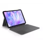 LOGITECH Combo Touch klaviatūros dėklas, skirtas iPad Pro 11 col. M4/M5, grafitas, AZERTY prancūzų