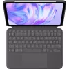 LOGITECH Combo Touch klaviatūros dėklas, skirtas iPad Pro 11 col. M4/M5, grafitas, AZERTY prancūzų