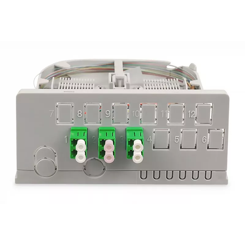 DIGITUS FTTH namų paskirstymo dėžutė, 3x LC/APC Duplex OS2, IP54, paruošta suvirinimui
