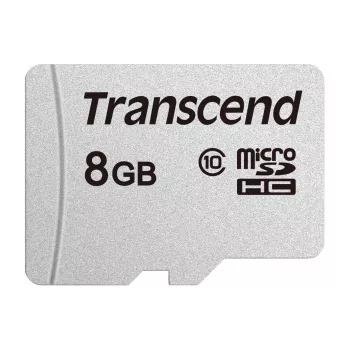 TRANSCEND Micro SDHC atminties kortelė 300s 8GB UHS-I U1 be adapterio