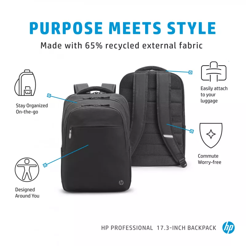 HP Professional 17,3 col. kuprinė, kuprinė, 740 g