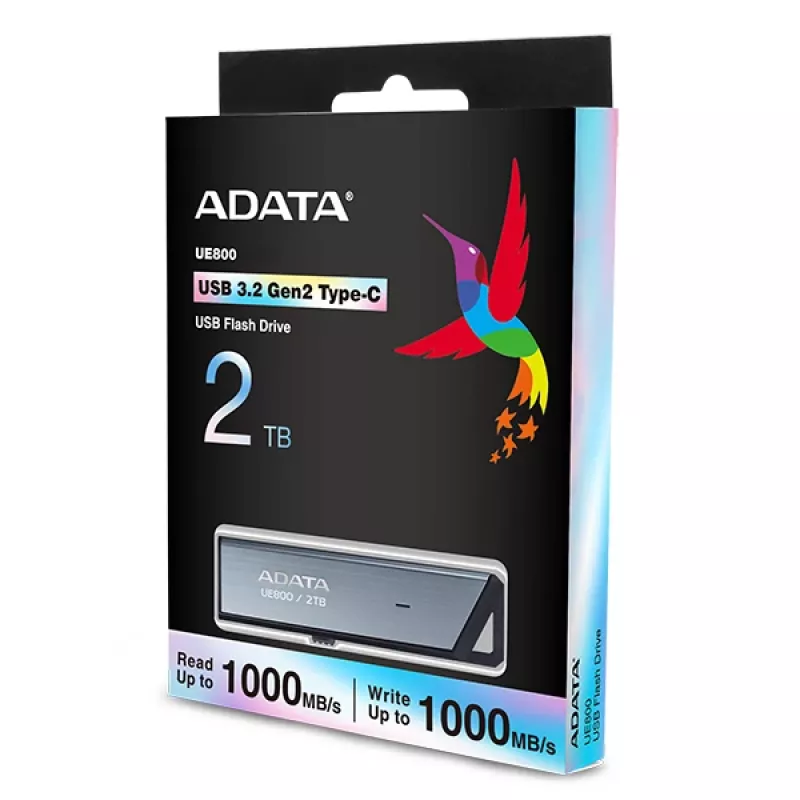 ADATA AELI-UE800-2T-CSG USB atmintukas 2 TB USB Type-C 3.2 Gen 2 sidabrinis