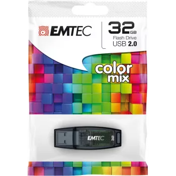 EMTEC C410 Color Mix - 32GB USB atmintukas - USB 2.0 - Mėlynas