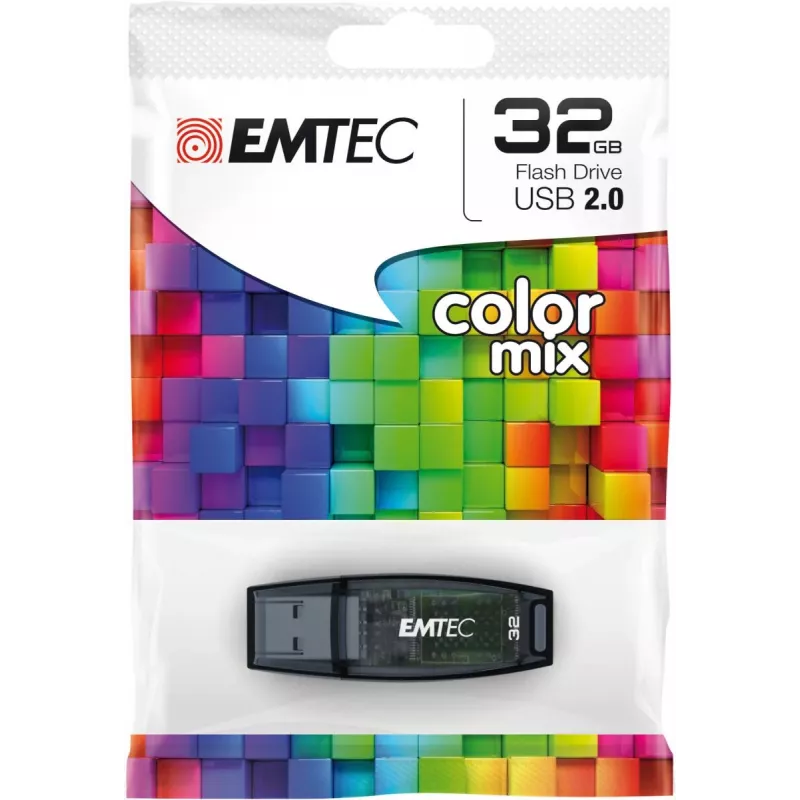 EMTEC C410 Color Mix - 32GB USB atmintukas - USB 2.0 - Mėlynas